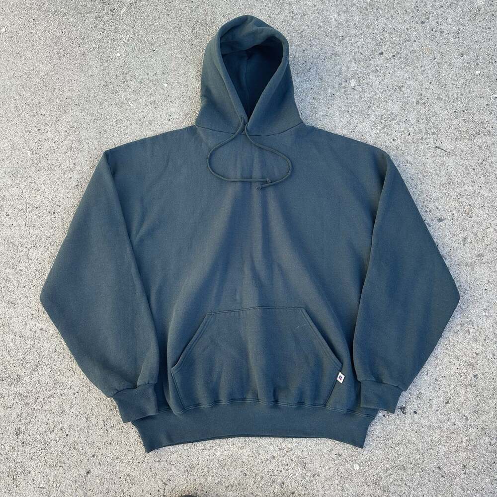 Vintage Russell Athletic Green Hoodie XXL Kanye West Streetwear